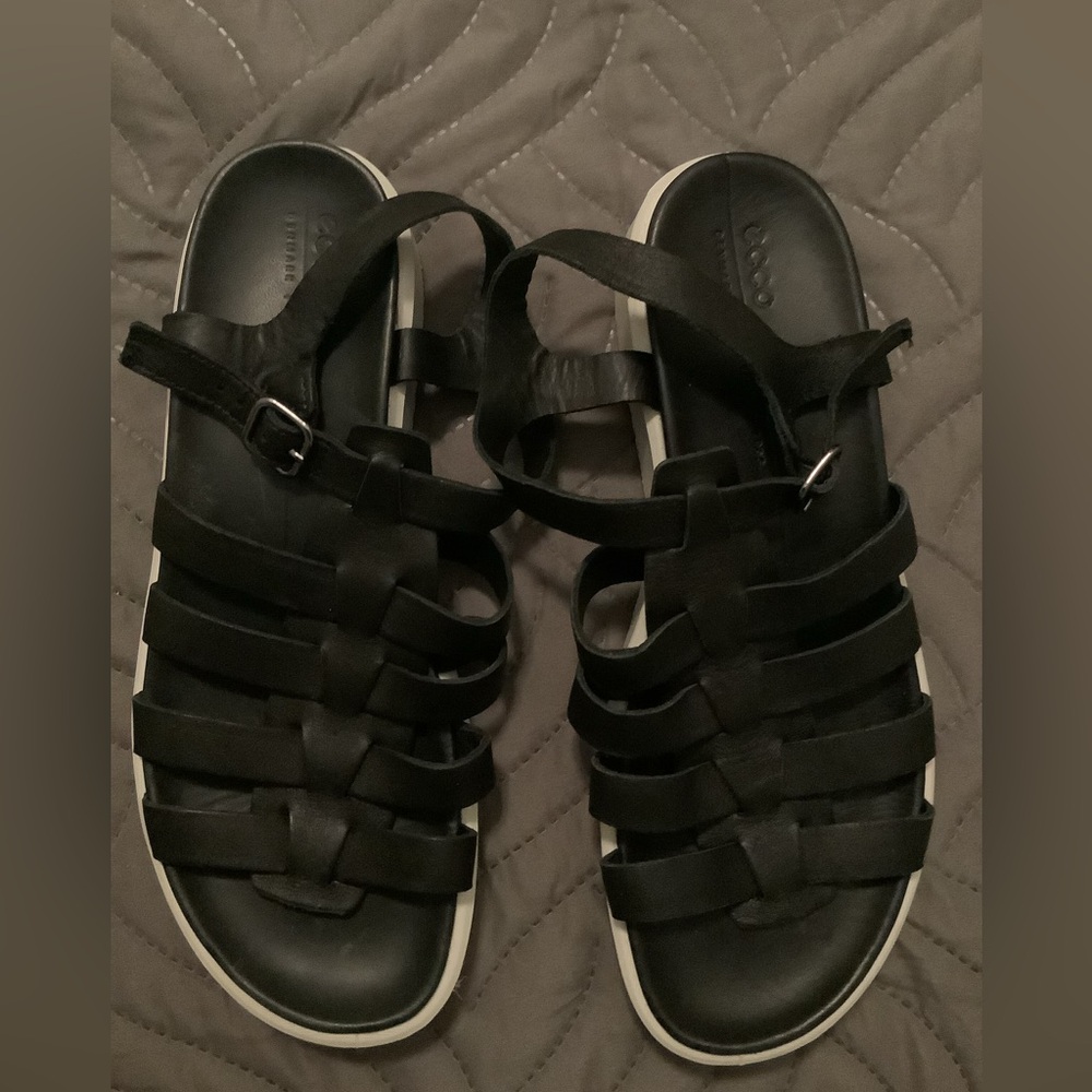 Ecco strappy casual sandals.